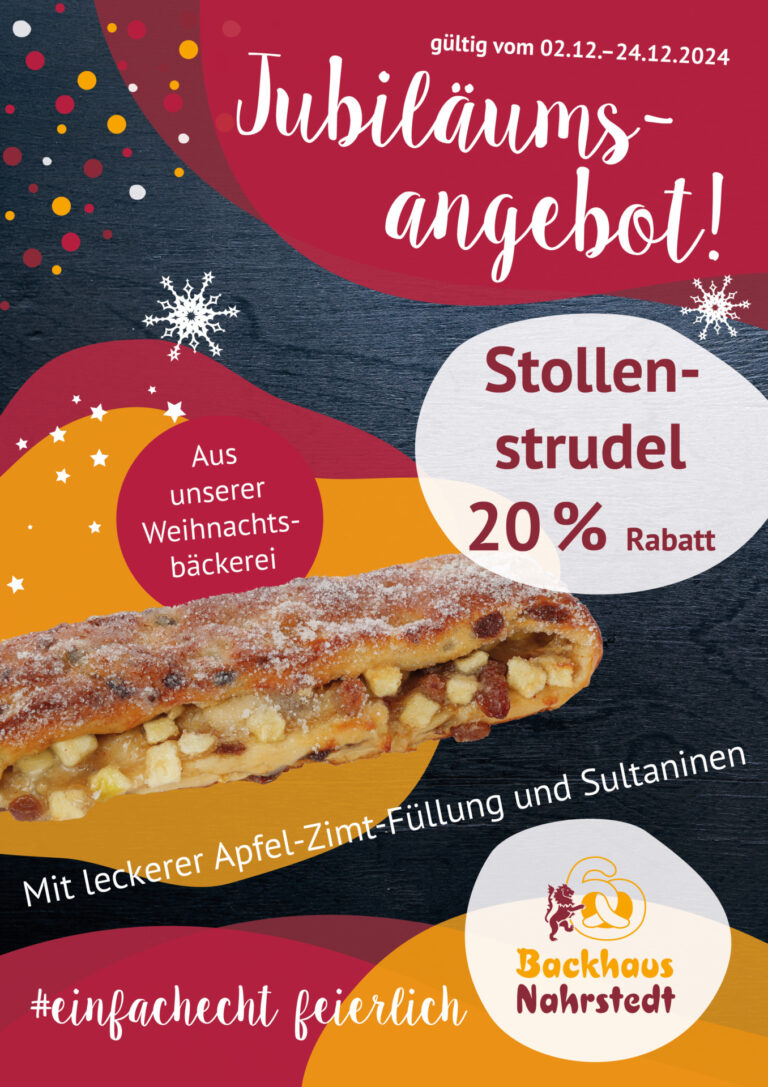 Backhaus Nahrstedt - Angebot Stollenstrudel